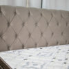 Cabeceira Casal Lavinia – Suede Cinza (RUF)