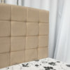 Cabeceira Casal Belli – Suede Caramelo (RUF)