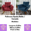 Poltrona Opala/Bella / Canada (RUF/TM/RN/PD)