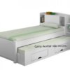 Cama Solteiro Milênio - Branca  (PD/SM/LD/RUF)
