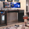 Mesa Gamer Rubi -Preto/Vermelho (*LX/SM*)
