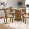 Mesa Lari com 4 cadeiras 90x90 (SM)