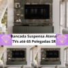 Bancada Suspensa Atena 200 Jade.Oliva Madetec TVs até 65 SR