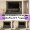 Bancada Suspensa Gaia 216 Jade.Oliva Madetec TVs até 75 SR