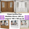 Closet Sevilha Plus TD