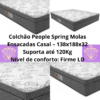 Colchão People Spring Molas Ensacadas Casal – 138x188x32 LD