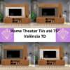 Home Theater  TVs até 75 Polegadas″ Valência TD
