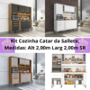 Kit Cozinha Catar 6P2G Salleto SR