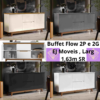 Buffet Flow 2P e 2G EJ Moveis SR
