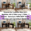 Estacao de Trabalho Max em L 1G Jacaranda Zanzini SR