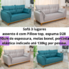 Sofá 3 lugares RF