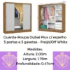 Guarda-Roupa Dubai Plus c/ espelho (LD)
