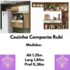 Cozinha Compacta Rubi com Balcao (SR)