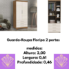 Guarda-Roupa Floripa 2 portas (LD)