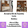 Armário Kit de Cozinha Luna (LD)