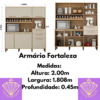 Armário de cozinha Fortaleza (RF)