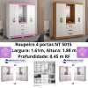 Roupeiro 4 portas NT 5015 RF