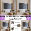 Home Suspenso Jurerê 60 Polegadas Larg. 1.36m Off/Freijó Colibri RF