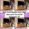 Rack Turin Ripado TVs até 50 Polegadas SR