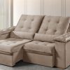 Estofado Retratil Reclinavel Madri.Opel 200 2x100 Pillow 20cm SR
