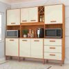CM730.Kit Cozinha Modena 7P3G Cinamomo/Off White Fellicci SR