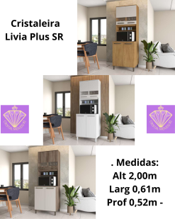 Cristaleira Livia Plus SR